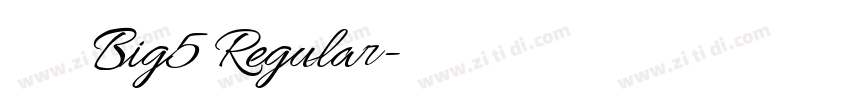 蒙纳超刚黑 Big5 Regular字体转换 蒙纳超刚黑 Big5 Regular字体转换